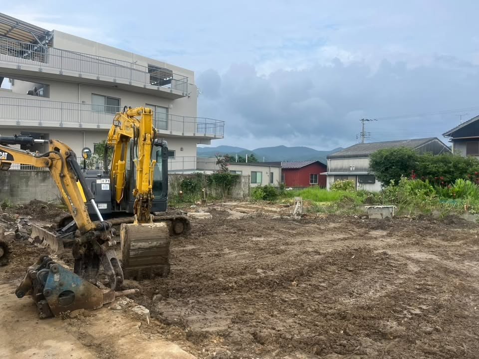 解体工事の様子